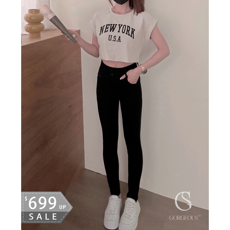 G9669 現貨「魔鬼褲-此生必購黑褲」