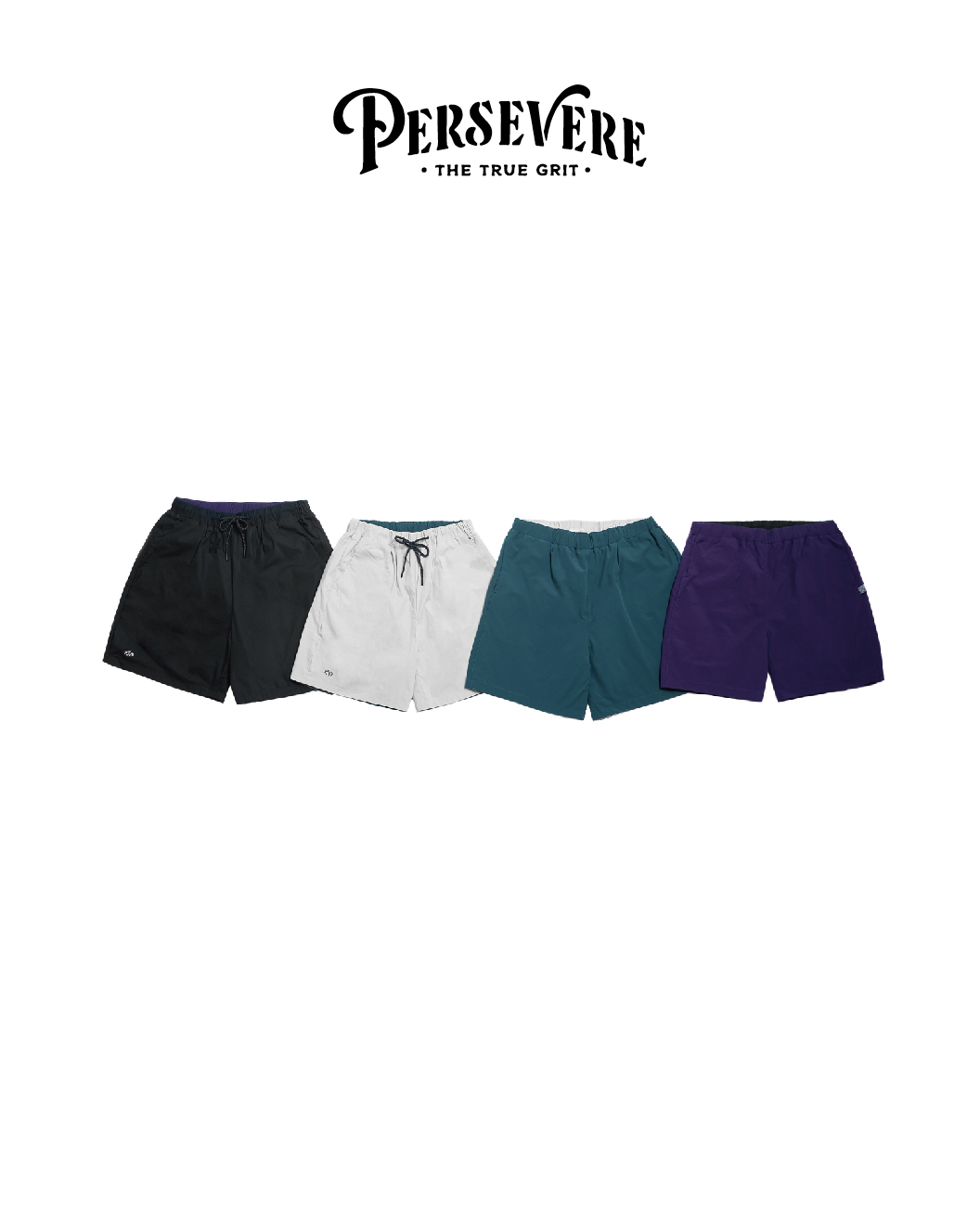PERSEVERE 雙面穿海灘短褲｜Reversible Beach Shorts（26SS）