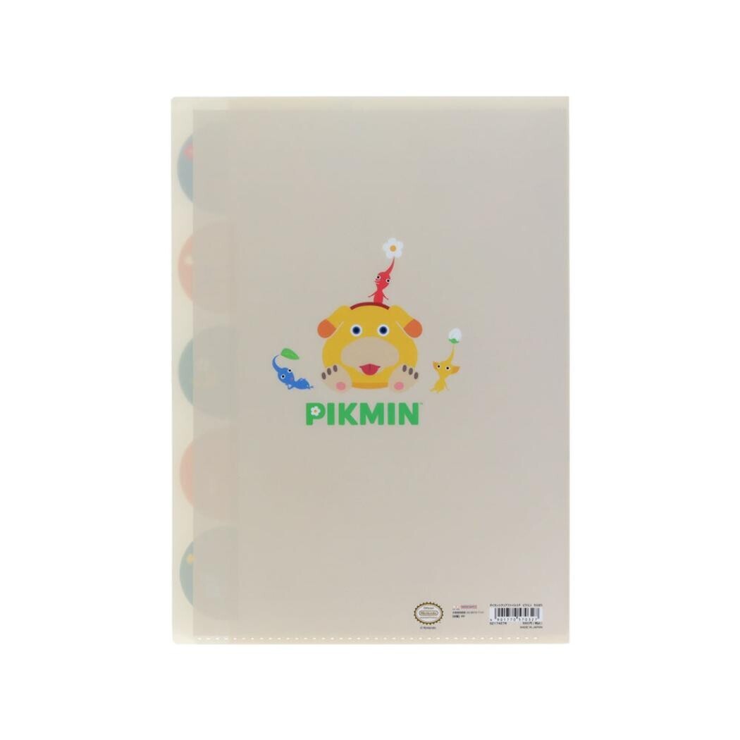 Nintendo 皮克敏5格 A4文件夾 (米色)
