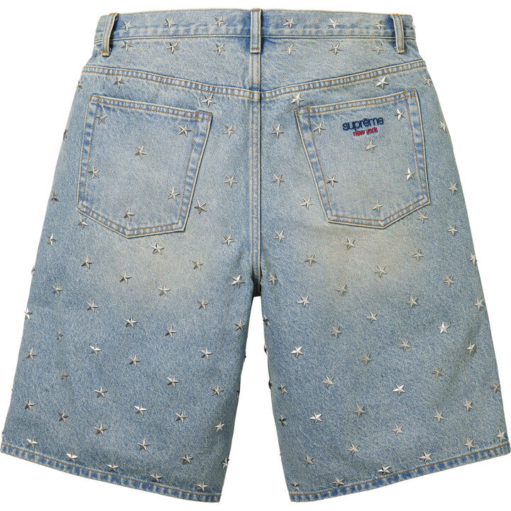 【Supreme】0613 WEEK 16發售Stars Studded Baggy Denim Short