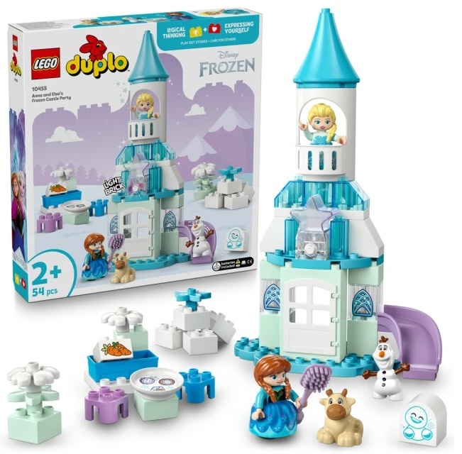 【玩具研究中心】LEGO 樂高 得寶 安娜與艾莎的冰雪城堡派對 10455