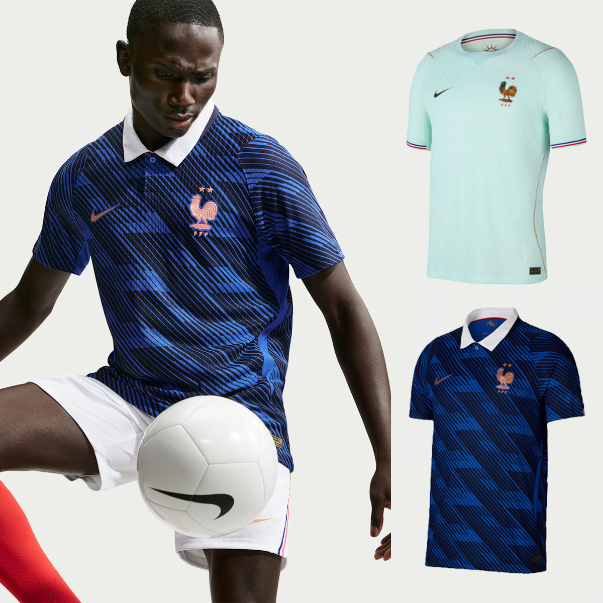 男女款 NIKE X FIFA AERO-FIT FRANCE TEE 法國 主場 客場 世界盃 世足 足球 散熱 涼爽 球衣 短T【IB5200/IB5248/IB5158】ADFIFA