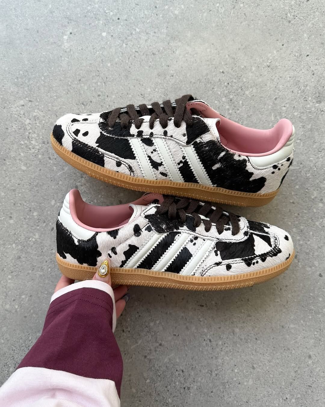 ADIDAS SAMBA OG 乳牛棕 焦糖底 蜜桃粉 乳牛紋 動物紋 男女鞋 JR1256 / 預購