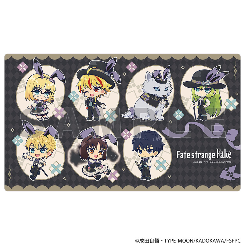 「ACG.GO」「預購」Curtain Tamashii《Fate/strange Fake》橡膠桌墊 Q版插圖