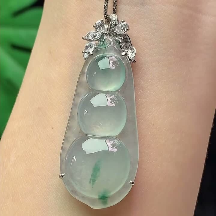 翡翠福豆,天然翡翠A玉, 緬甸玉, Jade, Jadeite