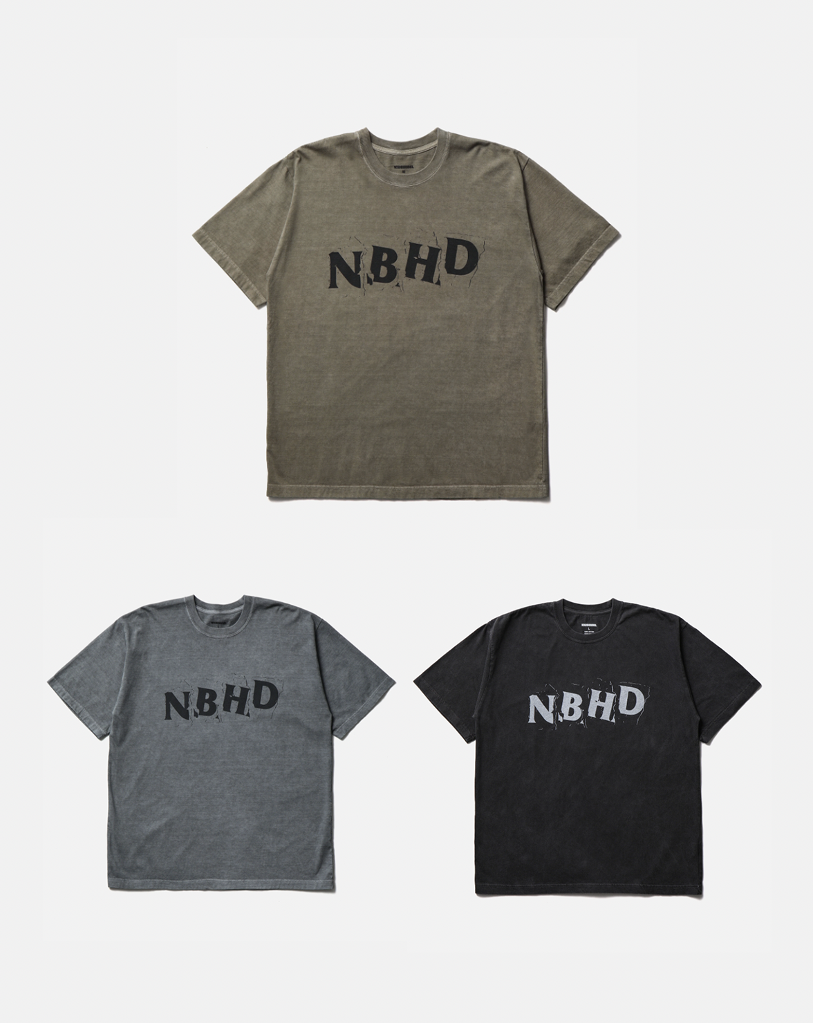 [現貨] NEIGHBORHOOD SS26 NH . TEE SS-14 | Black / Gray / Olive