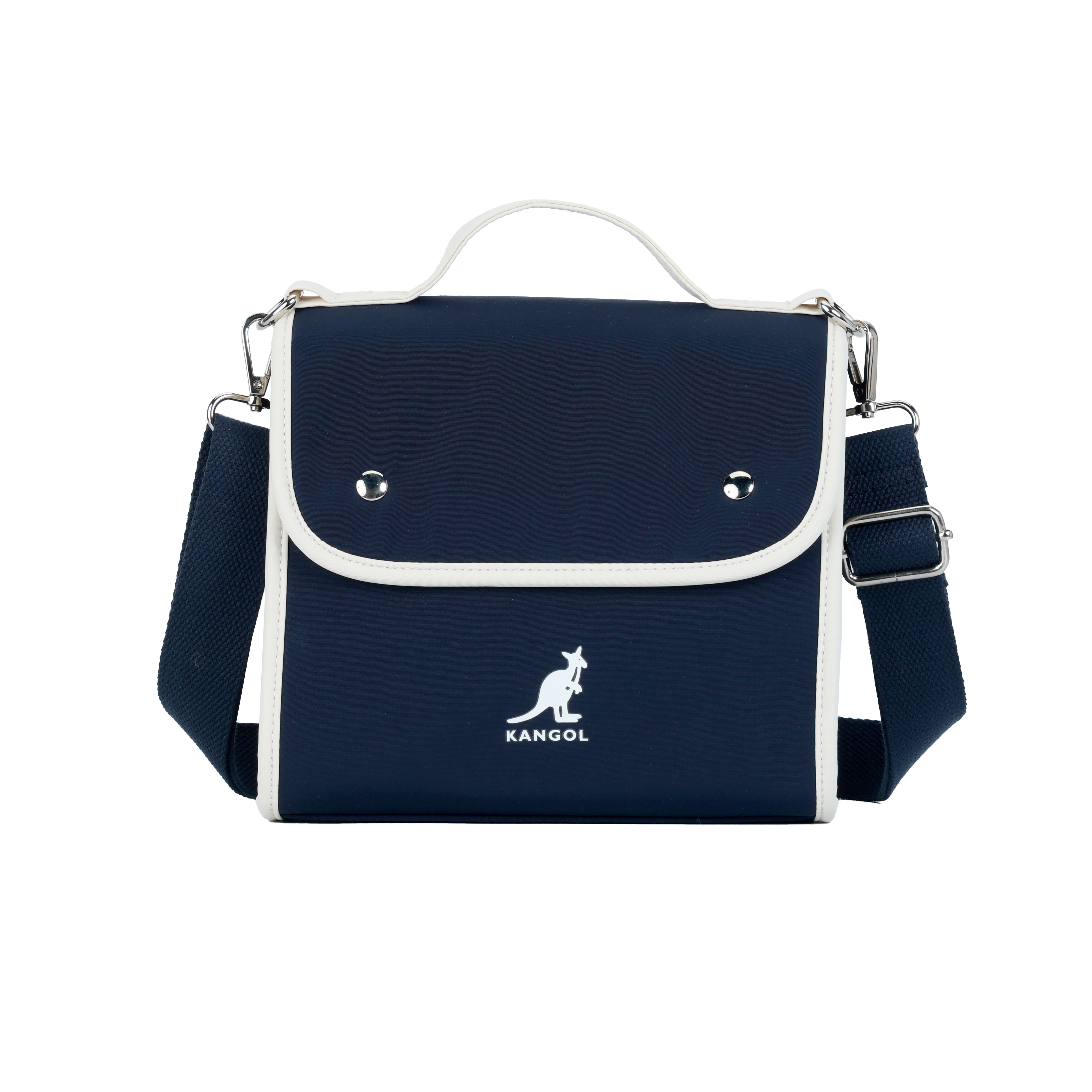 KANGOL 側背包 深藍 斜背 手提 小包包  6625170480