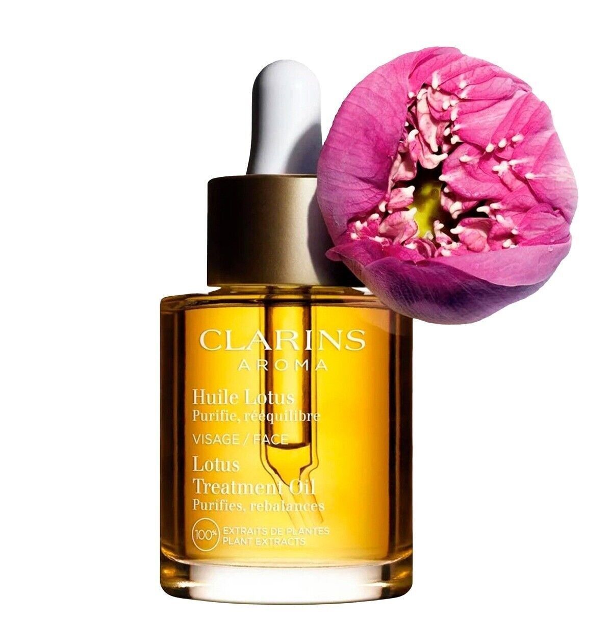 嬌韻詩 植物金萃香薰護理系列 蓮花護理油 30ML[平行進口] 3666057030956