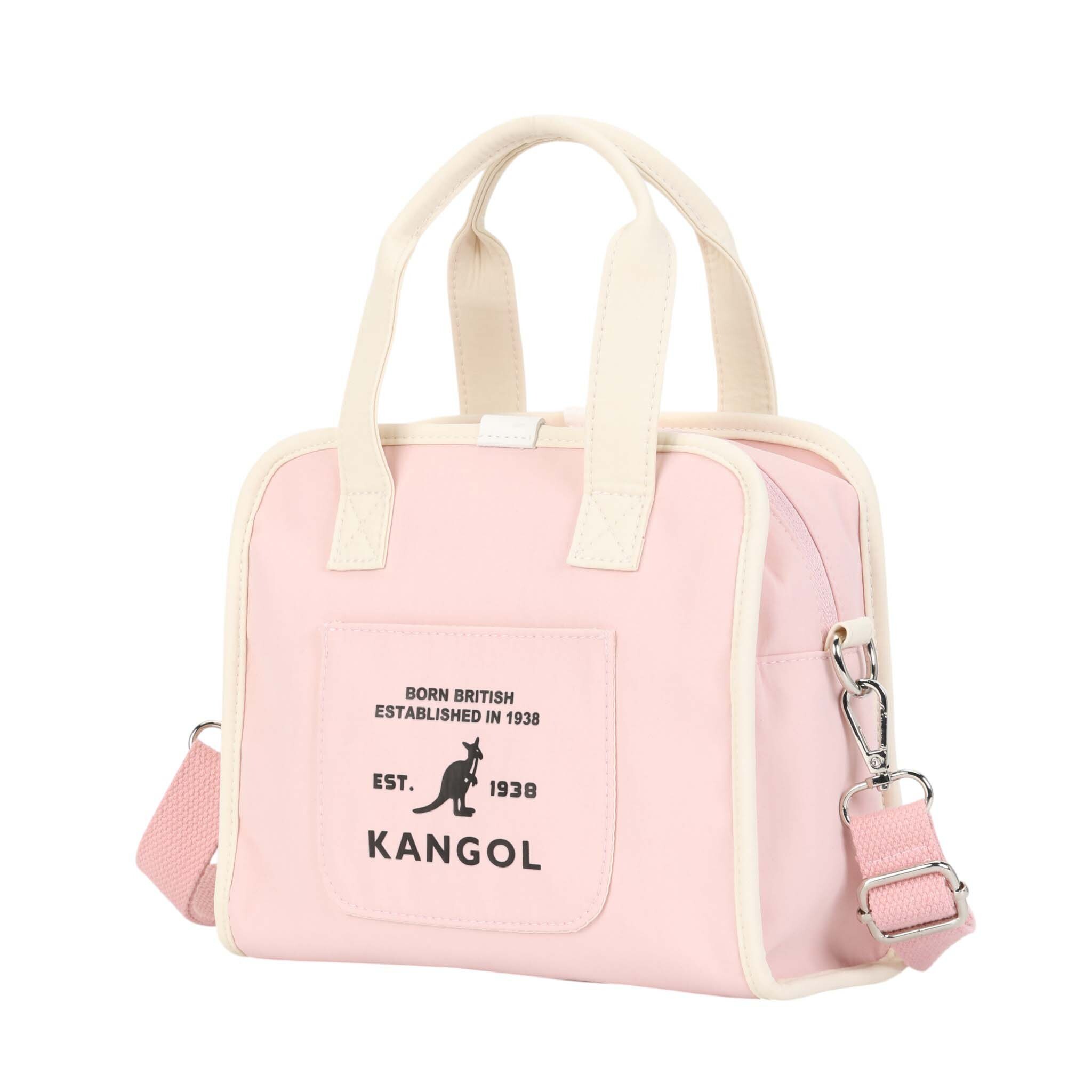 KANGOL 側背包 粉紅 斜背 帆布 手提 小包包  6625170541