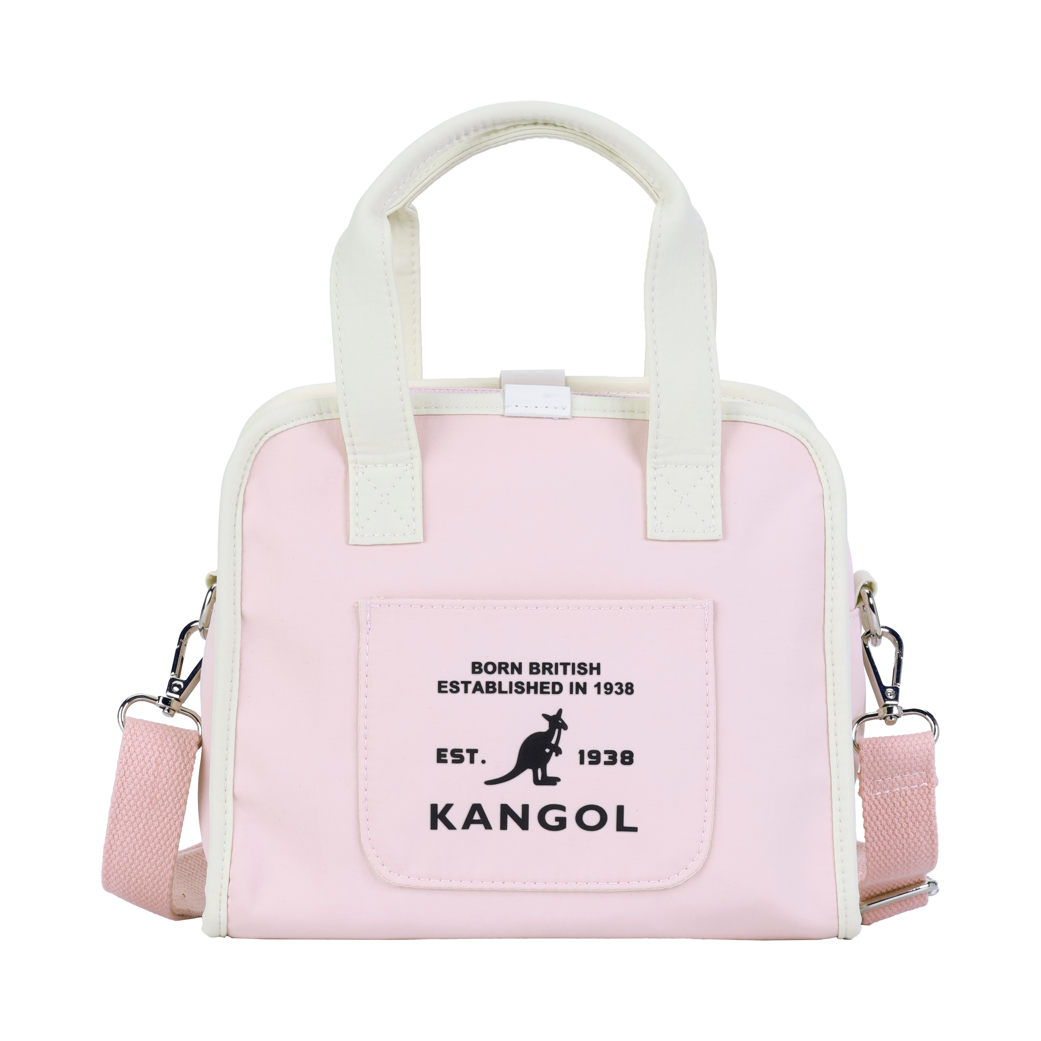 KANGOL 側背包 粉紅 斜背 帆布 手提 小包包  6625170541