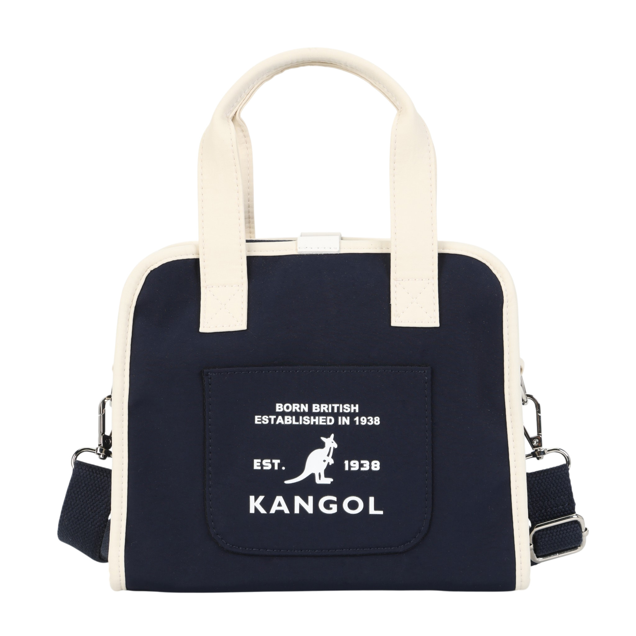 KANGOL 側背包 深藍 斜背 帆布 手提 小包包  6625170580