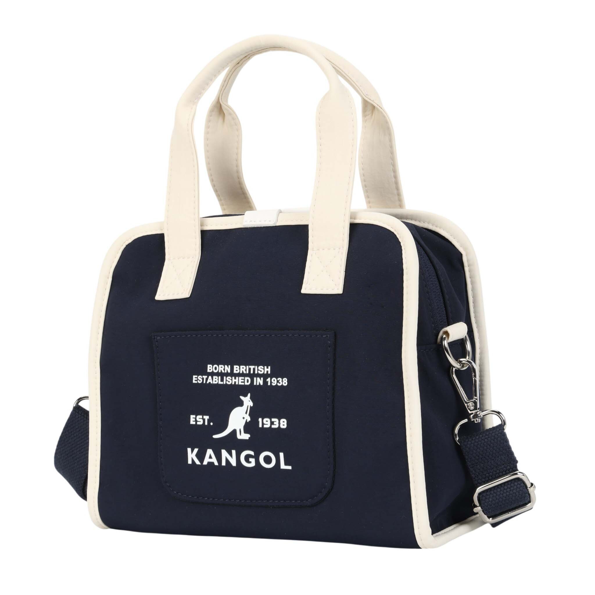 KANGOL 側背包 深藍 斜背 帆布 手提 小包包  6625170580