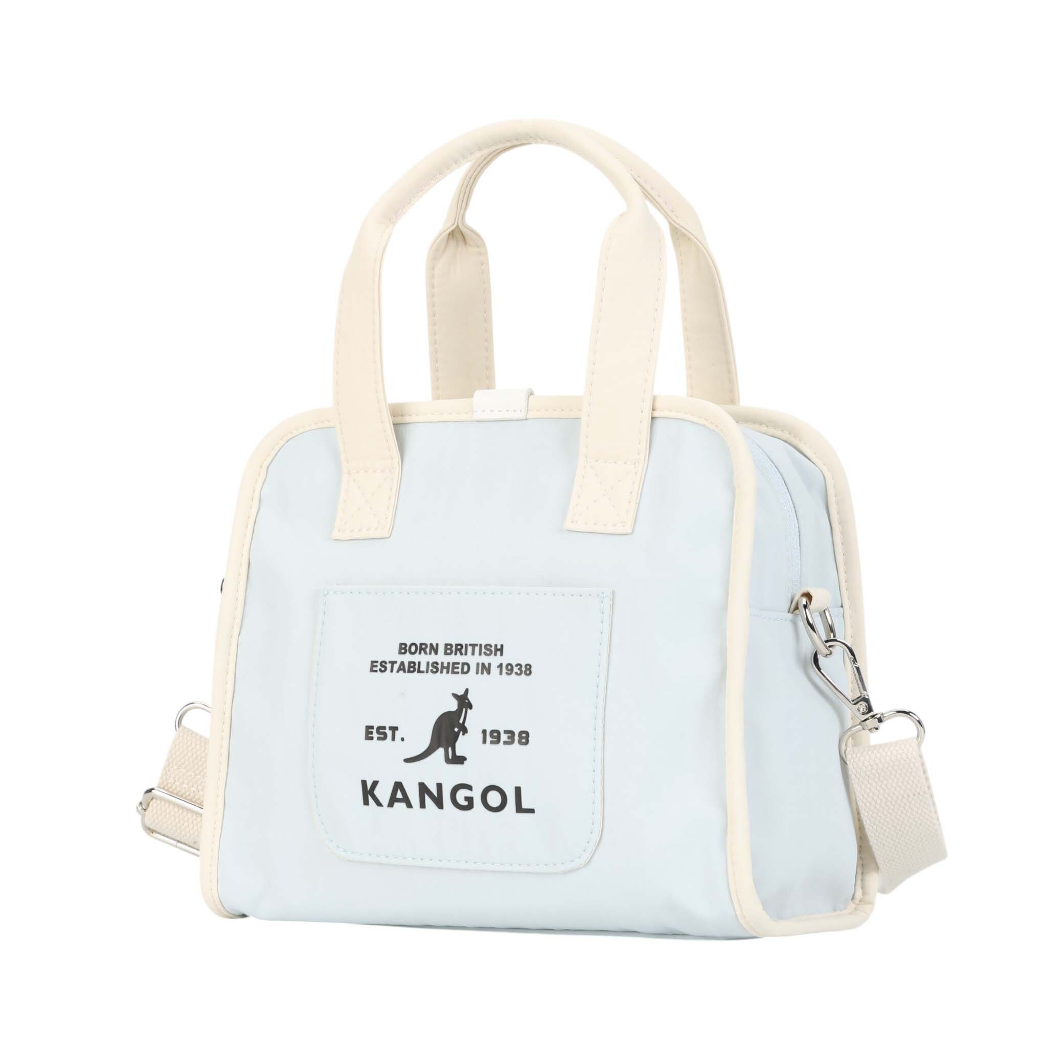 KANGOL 側背包 水藍 斜背 帆布 手提 小包包  6625170581