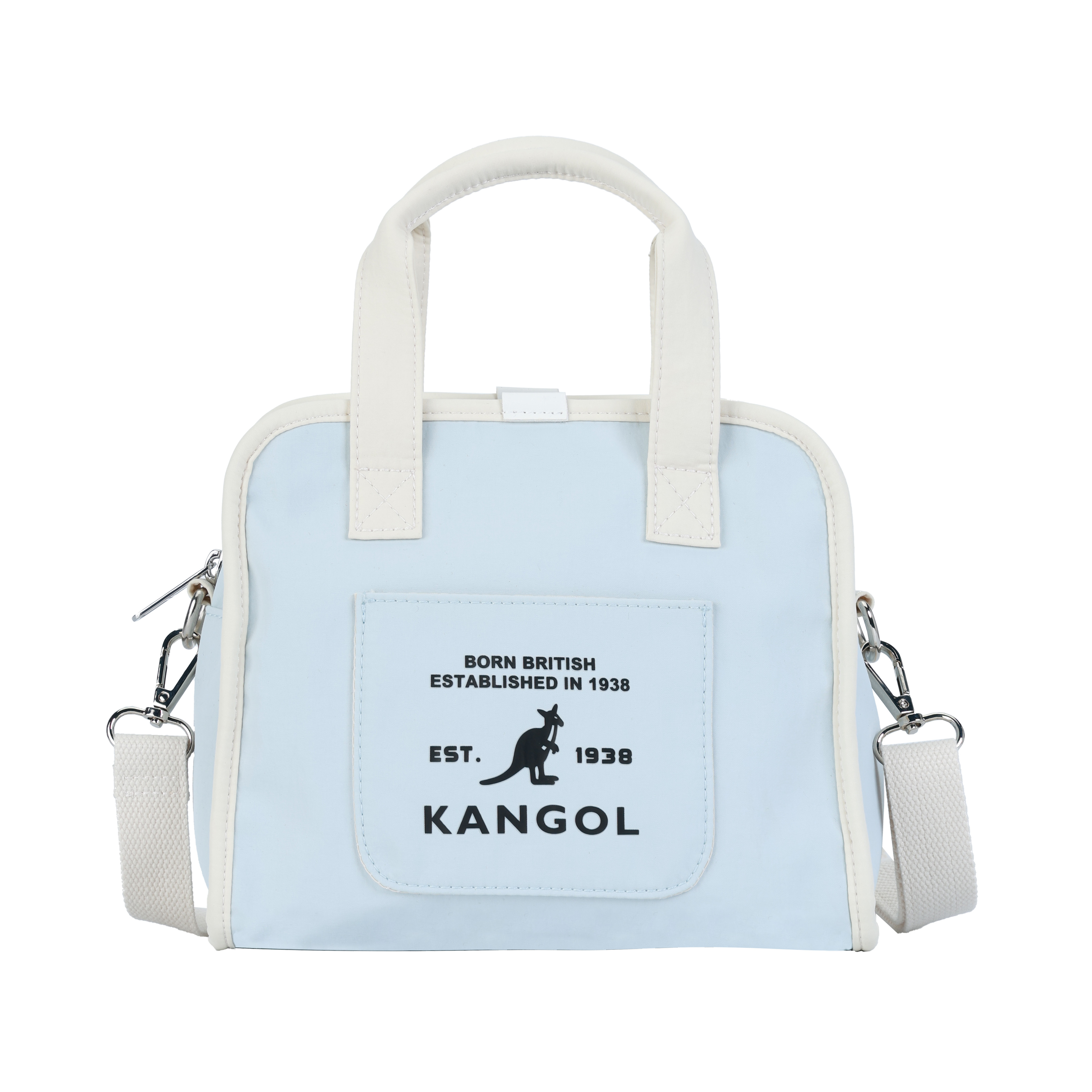 KANGOL 側背包 水藍 斜背 帆布 手提 小包包  6625170581