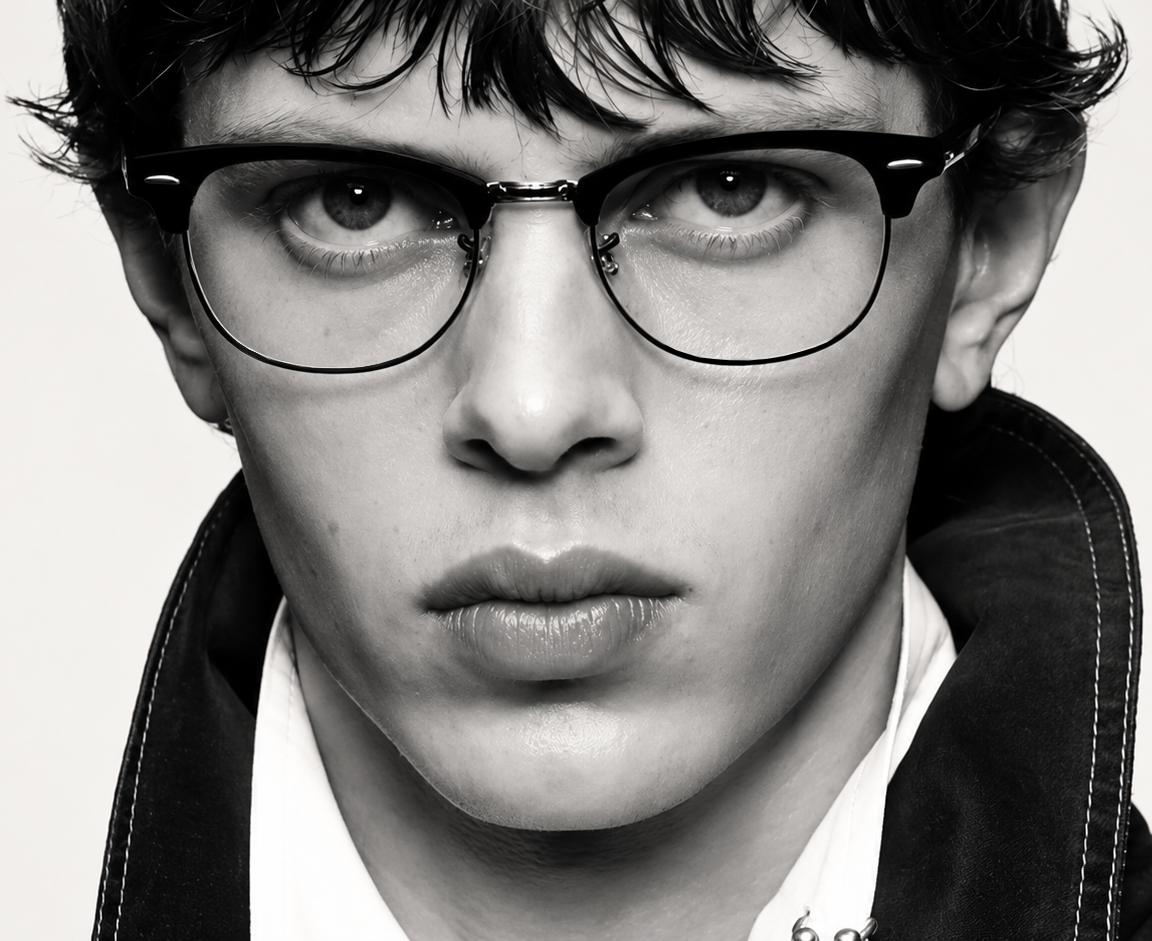 【RayBan】RB5154 2077-51mm/63mm眉框光學眼鏡 ♥ #Clubmaster系列(霧黑搭亮黑色)
