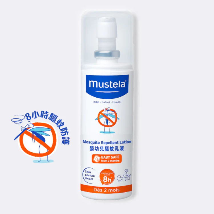 Mustela 妙思樂 嬰幼兒驅蚊乳液 100ml (無香料)