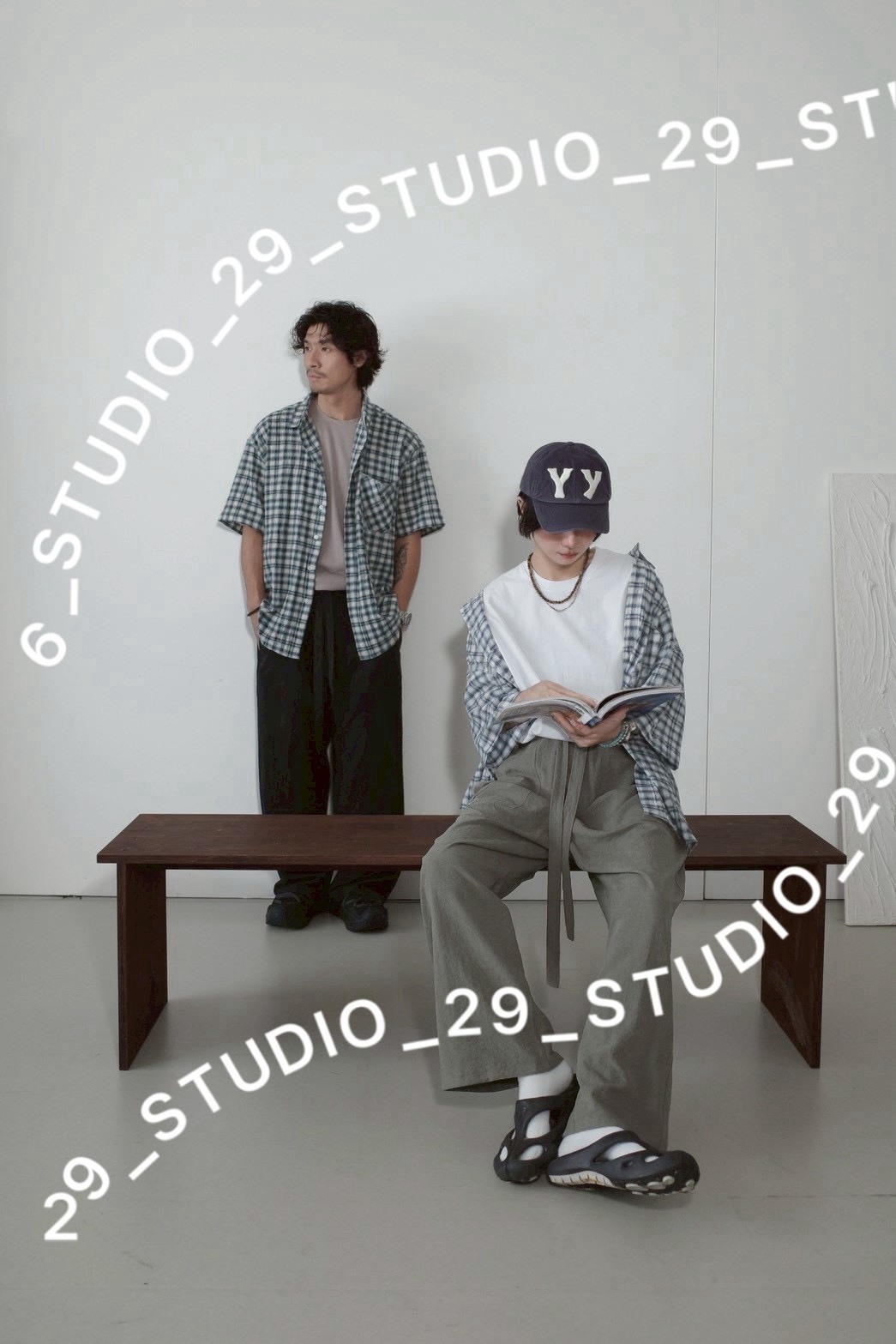 29 STUDIO｜貳玖製造日式雙壓摺設計寬褲_SE18