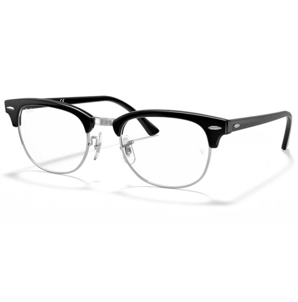 【RayBan】RB5154 2000-51mm/63mm眉框光學眼鏡 #Clubmaster系列♣(黑色)