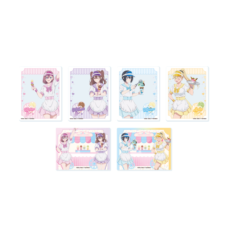 「ACG.GO」「預購」A3《2.5次元的誘惑》壓克力卡 05 雪糕店Ver. 原畫插圖 (整盒6入)
