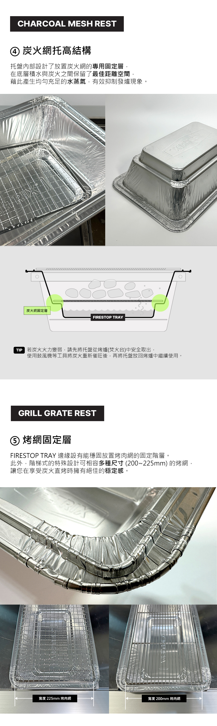 VELTRIX FIRESTOP TRAY 一單位拋棄式炭火盤 (3入組)