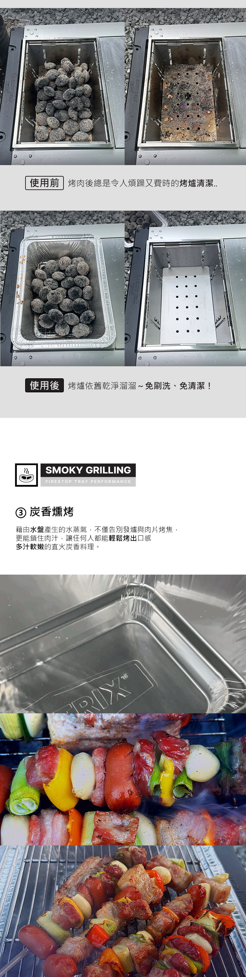 VELTRIX FIRESTOP TRAY 一單位拋棄式炭火盤 (3入組)