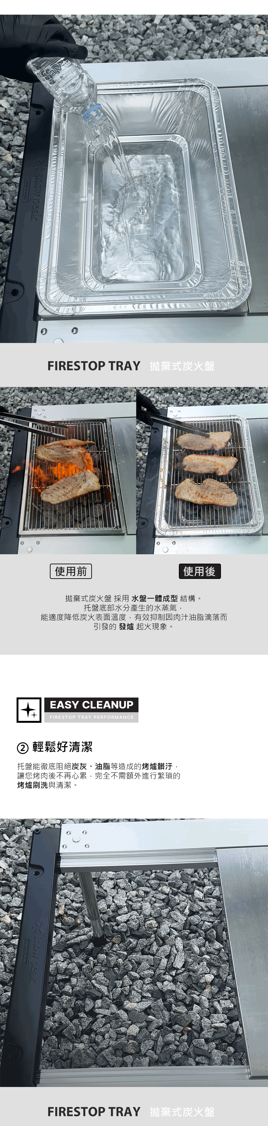 VELTRIX FIRESTOP TRAY 一單位拋棄式炭火盤 (3入組)