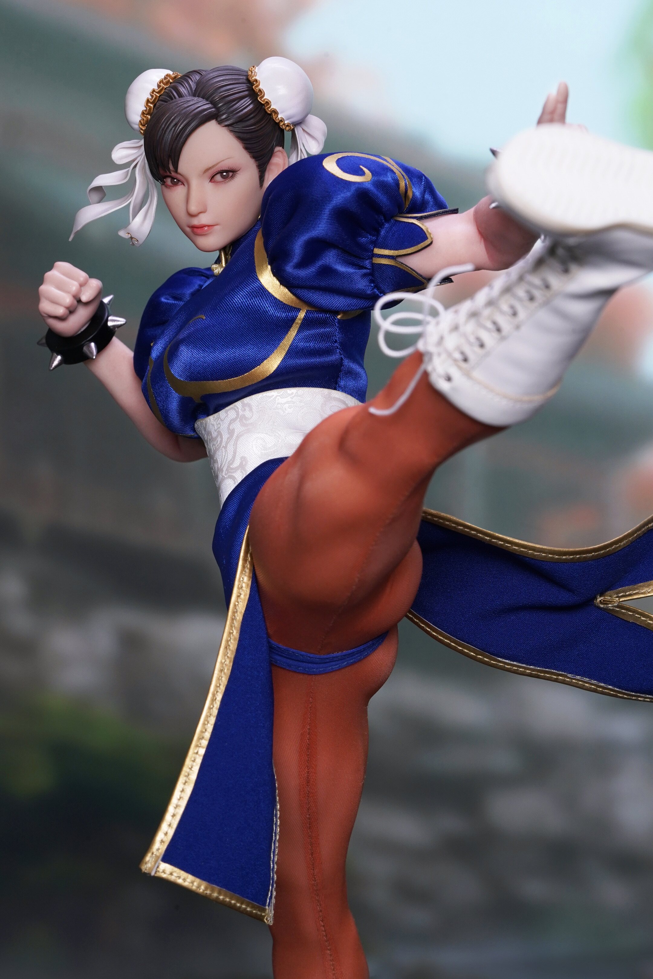 PLAY TOY 1/6 格鬥女神 藍色P019EX-A & 粉色P019EX-B 可動人偶