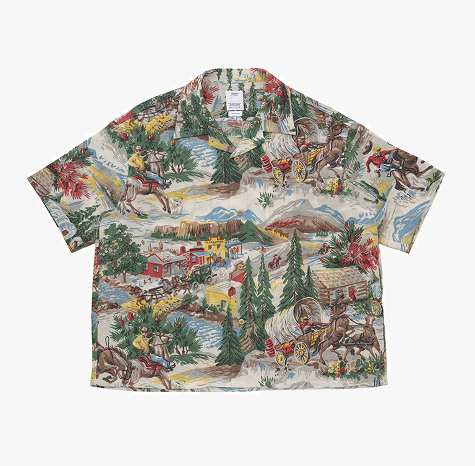 LAST PCS: VISVIM CROSBY SHIRT S/S (WASHI CHIRIMEN) - PRE ORDER ITEM (預訂中)