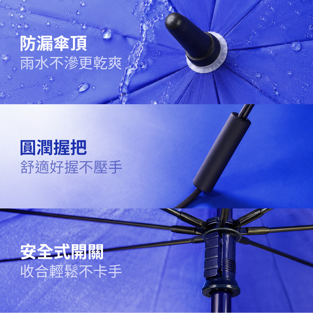 網路獨賣款-BigPurple 大紫75CM手開直傘》-雨傘王UmbrellaKing，全台
