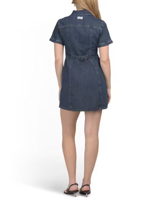 【預購】H061264 LEVI'S Rinoa 短袖牛仔連身裙 (深藍色)