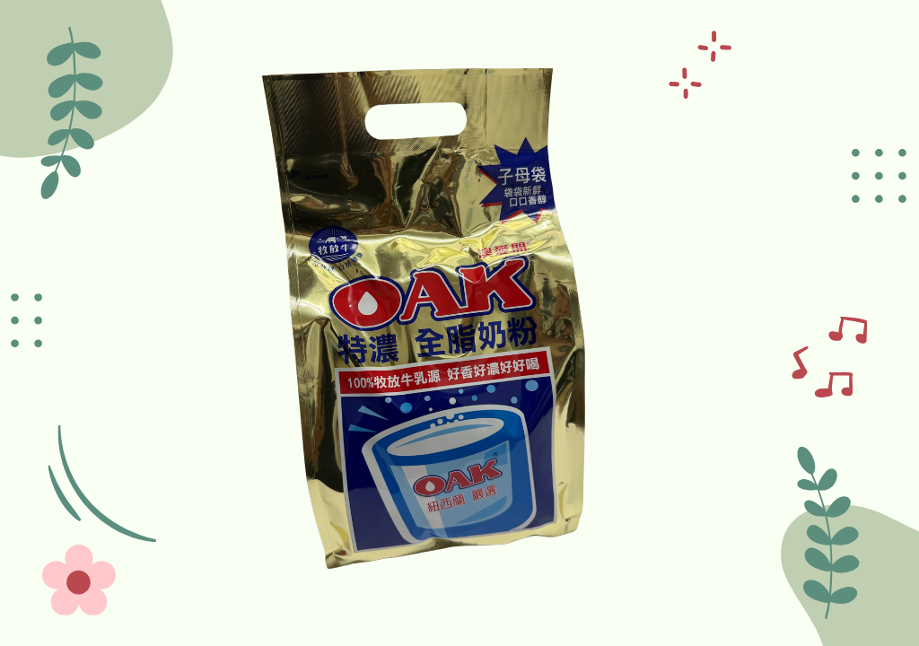 台北院｜OAK特濃全脂奶粉1.4KG