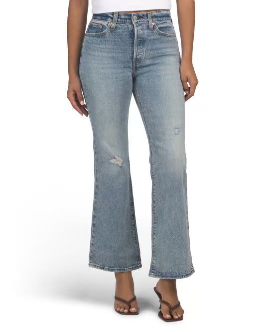 【預購】H061267 LEVI'S 女裝微喇叭長褲 (藍色)