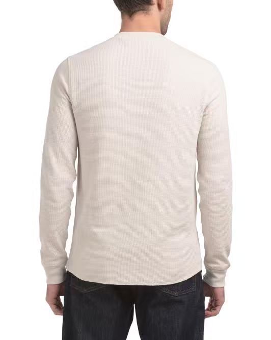 【預購】H061270 LEVI'S 男裝亨利領短袖上衣 (米白色)