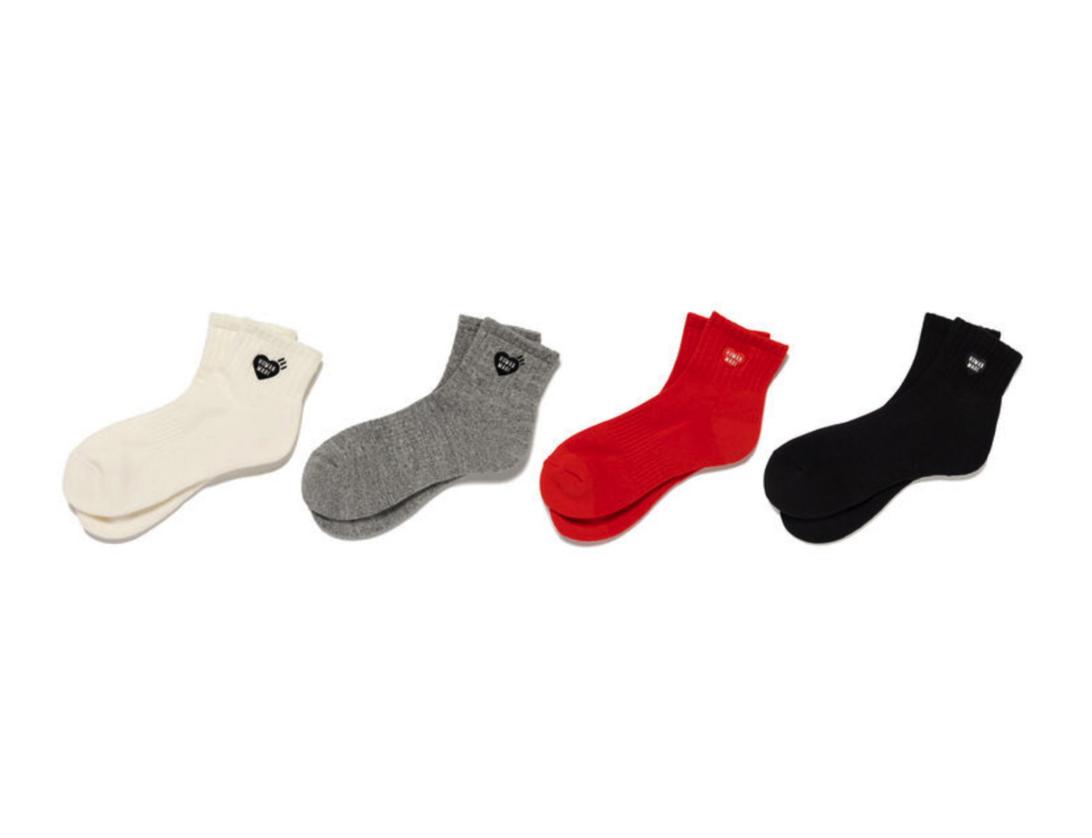 【現貨】Humanmade PILE SHORT SOCKS 愛心中筒襪 HM31GD061