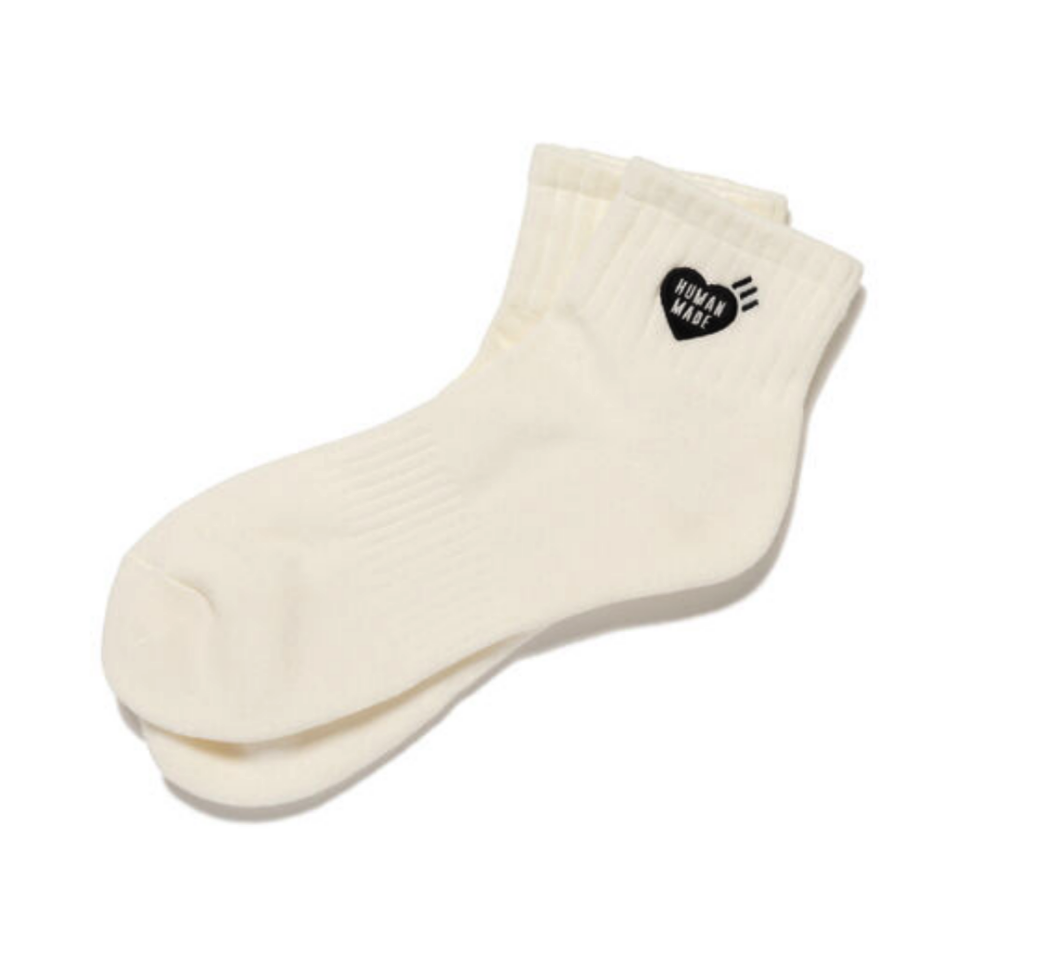 【現貨】Humanmade PILE SHORT SOCKS 愛心中筒襪 HM31GD061