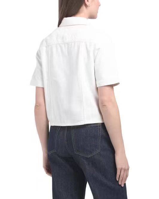 【預購】H061274 LEVI'S 女裝休閒短袖襯衫 (白色)