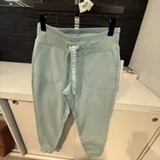 [S] DKNY MINERAL HIGH-RISE TWO-TONE LOGO DRAWSTRING JOGGER, DP5P3496-MN1 (SD2079)
