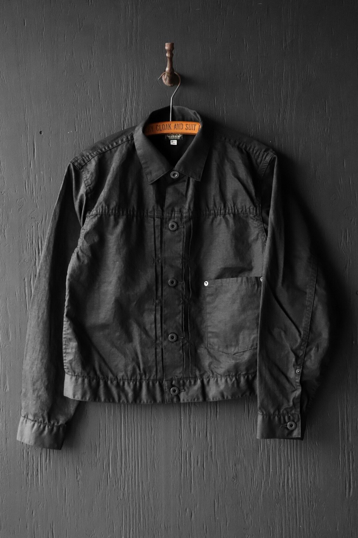 Black Sign CL Twill Pleats Jacket / Stealth Black