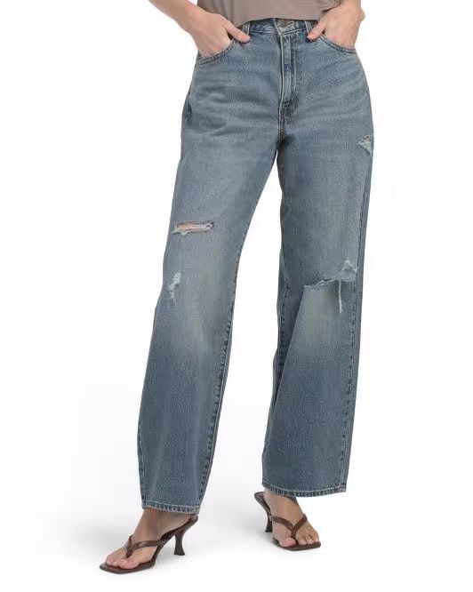 【預購】H061277 LEVI'S  女裝寬鬆牛仔褲 (藍色)