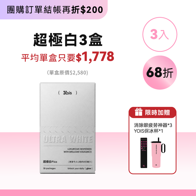超極白 Plus ｜完整週期三盒組