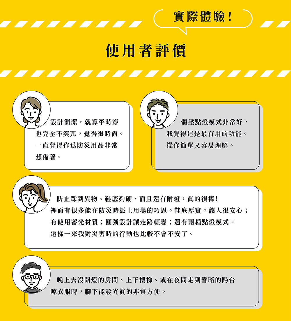 SONAENO LED緊急照明防災拖鞋