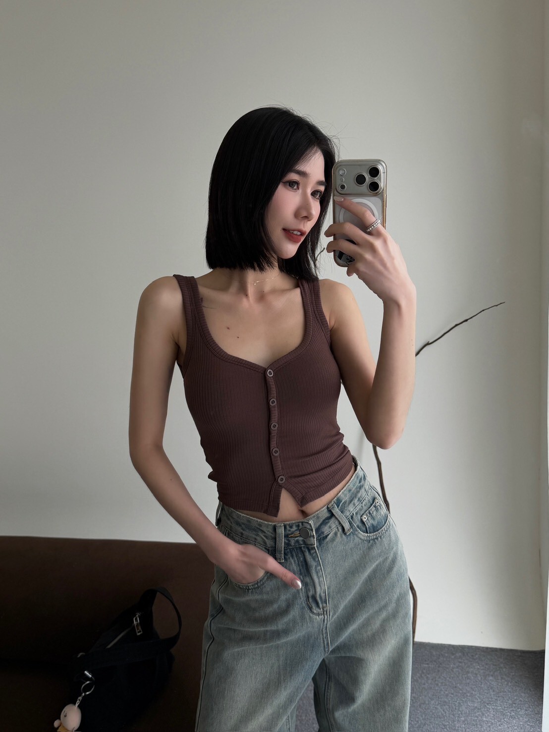 超舒服顯瘦羅紋BRATOP