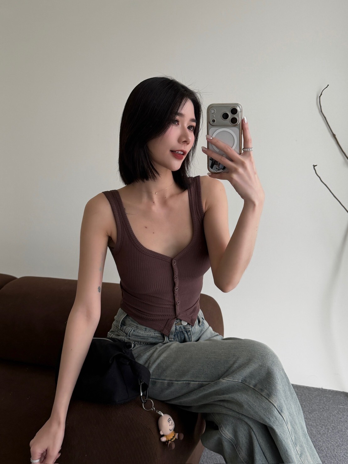 超舒服顯瘦羅紋BRATOP