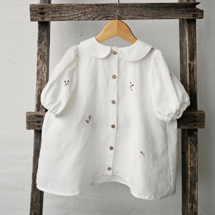 (預購)ALL THE BEAUTIFUL LINEN 燈籠袖洋裝 EXCLUSIVE SHORT SLEEVE TUNIC DRESS
