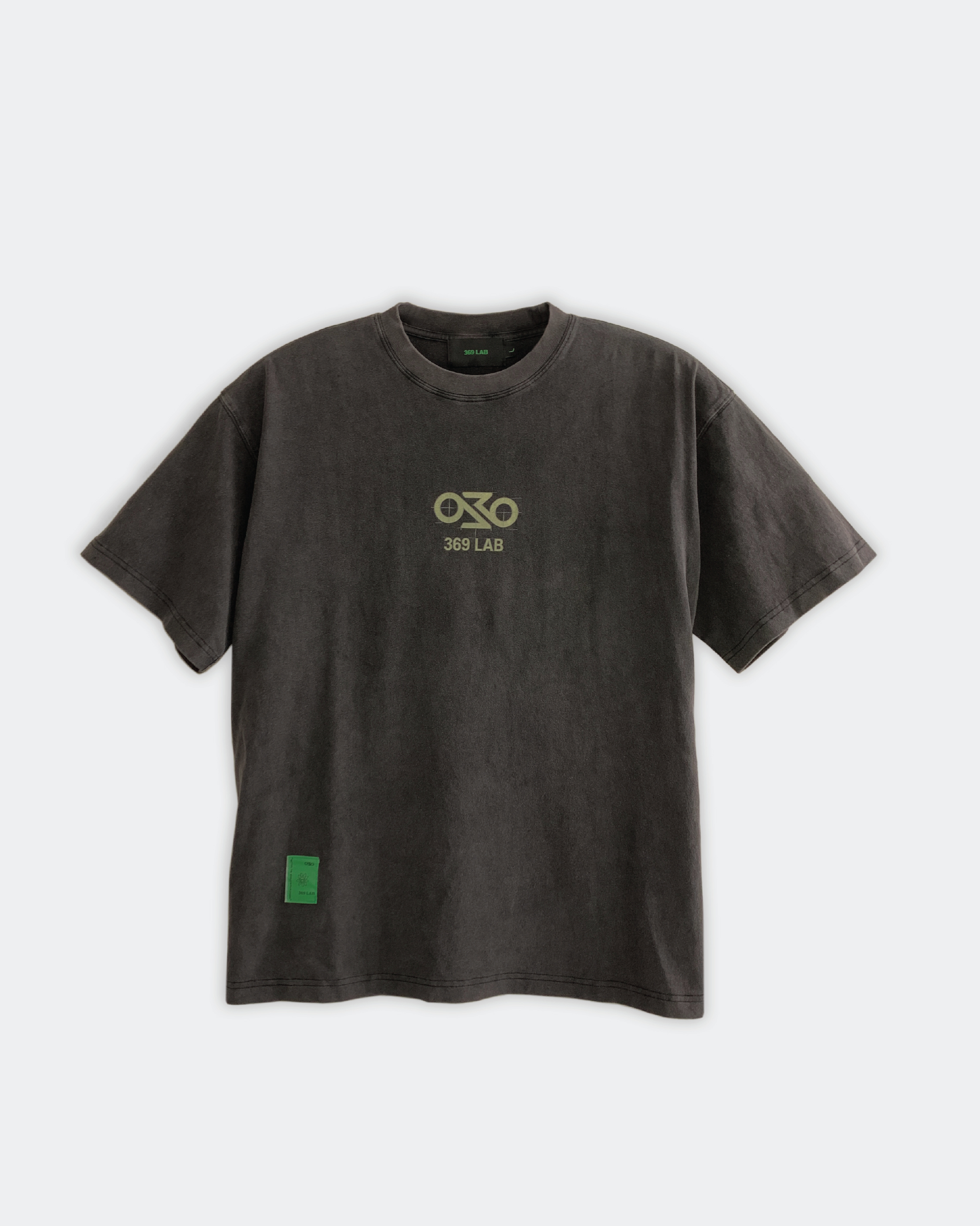 369 Lab Sketch baby  flower Tee - Washed Black | 2S6TEE008