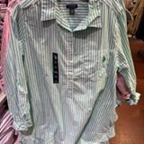 [S] POLO ASSN AQTL STRIPED TUNIC SHIRT, 216617GA-AQTL (SZZ1183)