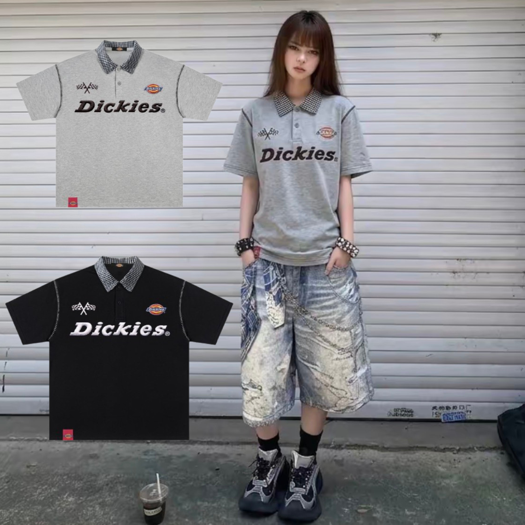 『預購商品』Dickies 英倫學院風 刺繡短袖Polo衫  DKU262NPL219-BH