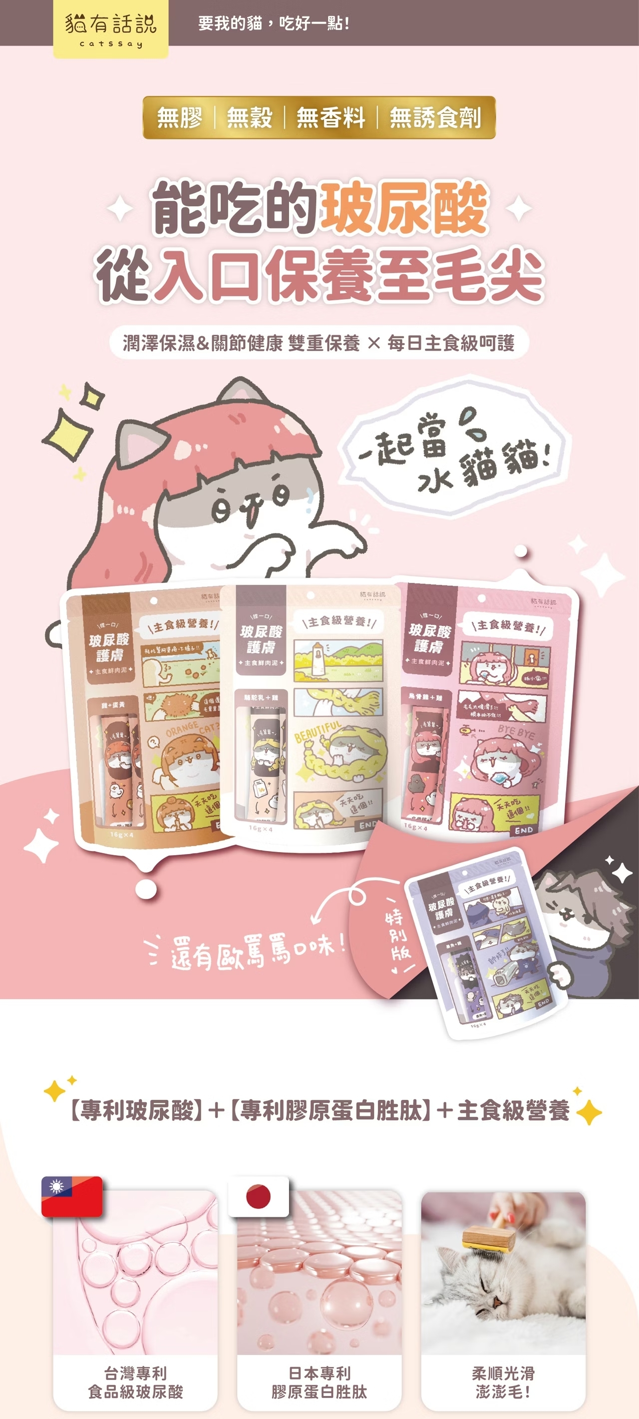 貓有話說 玻尿酸護膚SPA 主食肉泥