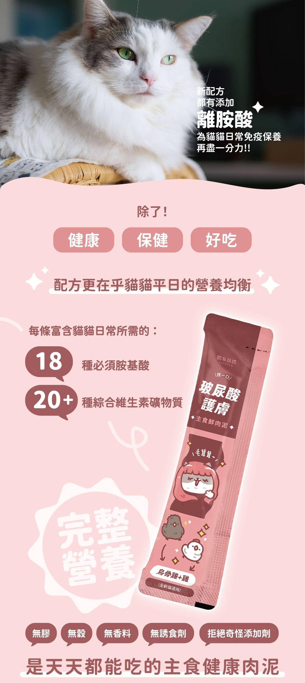 貓有話說 玻尿酸護膚SPA 主食肉泥