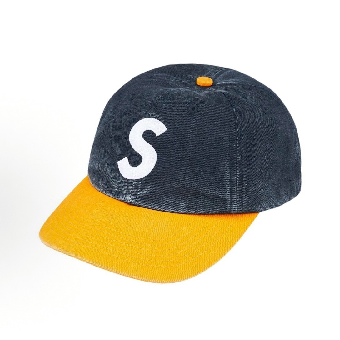 【Focus Store】現貨秒發 Supreme FW25 Pigment Coated 2 Tone S Logo Cap 兩色 6分割球帽